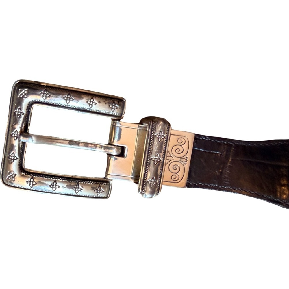 Vintage Brighton Reversible Belt – Black to Red - Picture 5 of 16